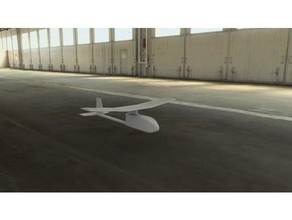 aerovironment rq-11 raven prototype models design drone drones inventor openscad us air force 3d print model - Mito3D