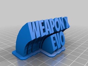 weapon x evo office customized 3d print model - Mito3D