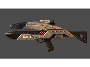l'effet de masse lego m-8 avenger fusil les jeux vidéo compatible un effet 3d print model - Mito3D
