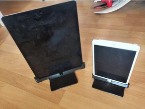 ipad stand pro 129 mini pre-2018 tablet 3d print model - Mito3D