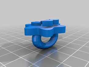 fiore emoji anello anelli 3d print model - Mito3D