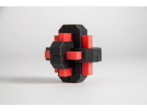 interlockingpuzzle puzzles 3d puzzle interlocking supportless 3d print model - Mito3D