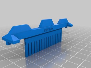 my customized electrophoresis comb biology 3d print model - Mito3D