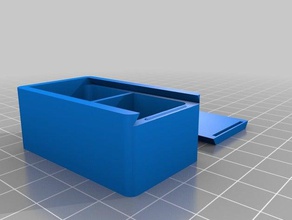 v3my personnalisé de la boîte glissement en haut les conteneurs 3d print model - Mito3D