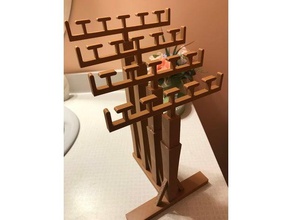 necklass rack organization 3d print model - Mito3D