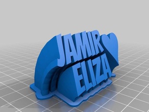 jam eli office customized 3d print model - Mito3D
