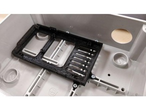 arduino mega mount plate electronics case 2560 diy enclosure elettrocanali solidworks 3d print model - Mito3D