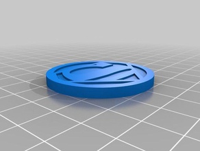 heroclix superman marcador jogos 3d print model - Mito3D