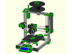 green mamba v13 diy 3d printer printers 3dprintable printing direct drive extruder e3d v6 easy print openscad 3d print model - Mito3D