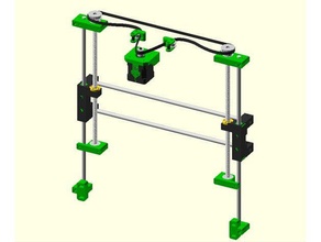 green mamba v13 z axis 3d printer parts printing diy easy print openscad 3d print model - Mito3D