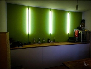 mur de led lumière teinte similaire liane ménage 3d print model - Mito3D