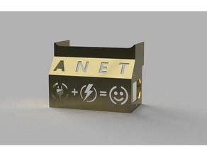 anet a6 psu kapak 3d yazıcı parçaları güç kaynağı 3d print model - Mito3D