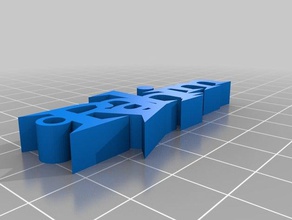 rahim Anahtarlık özelleştirilmiş 3d print model - Mito3D