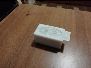 jilet çift kenar Sebili banyo bıçak tutucu standı tıraş 3d print model - Mito3D