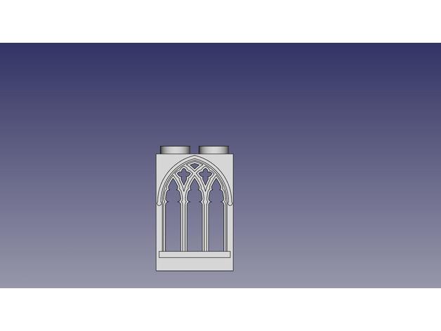 ventanas g asymptomatiques jouets de construction exin castillos châteaux tico 3D print model - Mito3D