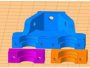 tevo tarantula modüler x-taşıma çift e3dv6 kolay yayılan 3d print model - Mito3D