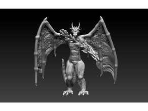 dragón lanzador de conjuros juegos y juguetes los dragones dungeons dragons mini en miniatura las miniaturas pathfinder 3d print model - Mito3D