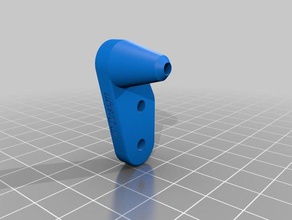 extrusor del tubo de alimentación montaje Impresora 3d accesorios flashforge orientador 2 guider ii 3d print model - Mito3D