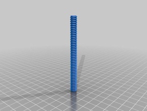 90mm threaded rod parts customized 3d print model - Mito3D