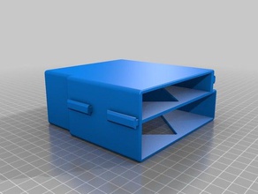 ender 3 double drawer - left side 3d printer accessories ender3 3d print model - Mito3D