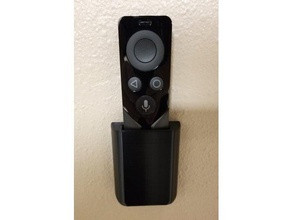nvidia shield & apple tv remote wall screw mounts household 3d print model - Mito3D