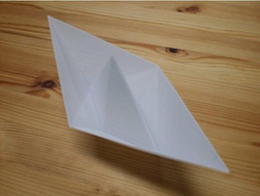 paper boat 3d decor home toy 3d print model - Mito3D