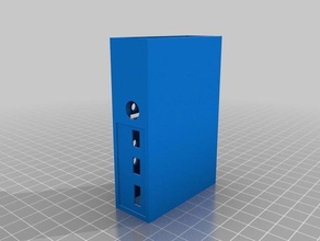 framboesa ps4 bainha caso scad eletrônica raspberry pi 3d print model - Mito3D