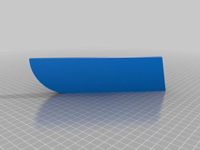 personalizado paramétrico de la cocina cuchillo vaina wusthof 20cm y comedor 3d print model - Mito3D