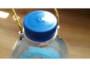uchwyt butli na wode outdoor & garden bottle holder water 3d print model - Mito3D