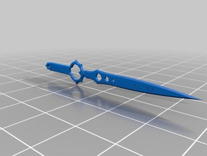 infinity blade adereços 3d print model - Mito3D