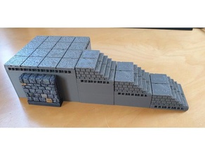 openlock floor supports 28mm openforge2 tabletop terrain 3d print model - Mito3D