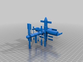 russian space station armageddon 3d printer accessories 3d print model - Mito3D