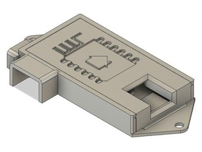 humidature sensor case d1 mini + dht11 esphome gadgets esp8266 hassio home assistant automation humidity temperature wemos 3d print model - Mito3D