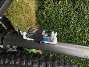 bike multi tool bracket holders & boxes bottle cage toolholder holder 3d print model - Mito3D