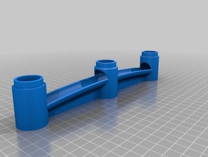 marble genius 2-way split toy & game accessories 3d print model - Mito3D