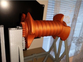42 mm diameter shaft multiple mechanism auto-rewind spool holder 3d print model - Mito3D
