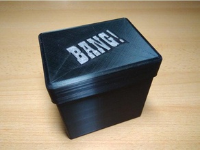 bang jogo de cartão + dodge city caixa brinquedo & acessórios para jogos a ocidental 3d print model - Mito3D