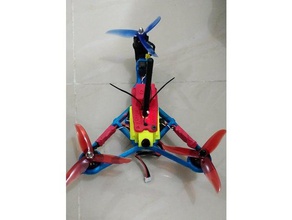 trisay tricopters 3d-drucken fpv tricopter 3d print model - Mito3D