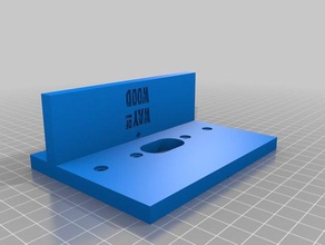mi personalizados de embutir plantilla flotante espigas diy personalizado 3d print model - Mito3D