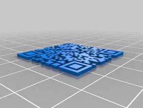 meine angepasste Feste qr-code-generator kundengebundene 3d print model - Mito3D