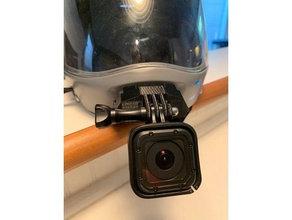 cookie g3 gopro helmet mento di montaggio la fotocamera cookieg3 mount paracadutismo 3d print model - Mito3D