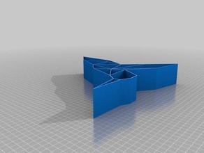 benim hummingbird2 origami özelleştirilmiş dekor 3d print model - Mito3D