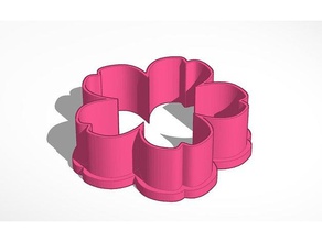 cherry blossom emoji cookie cutter kitchen & dining blossoms cookiecutter 3d print model - Mito3D