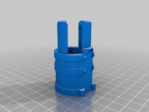 tropfflasche-Farbe-shaker 4 Zinke Kunst-tools dropper-Flasche Miniatur-28mm paint shaker Malerei tool 3d print model - Mito3D