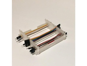 88mm dupont cabo organizador eletrônica personalizado 3d print model - Mito3D