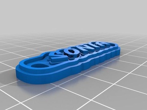 sonia Schlüsselanhänger kundengebundene 3d print model - Mito3D