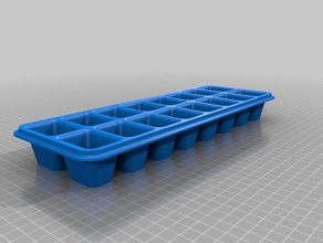 ice cube tray 3d printing printer 3d print model - Mito3D