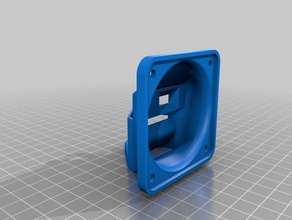 60mm de conduits ventilation cetus L'imprimante 3d pièces cetus3d 3d print model - Mito3D