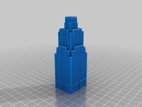 bryant Gebäude in kansas city & Strukturen Architektur art-deco Stadt highrise missouri skyline Wolkenkratzer 3d print model - Mito3D