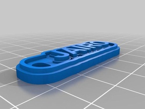 jairo Schlüsselanhänger kundengebundene 3d print model - Mito3D